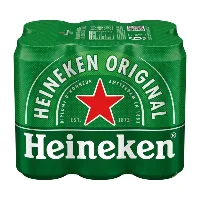 Heineken Cerveza 310 ml lata (SixPack)