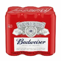 Budweiser Cerveza 355 ml lata Sleek (Pack x6)